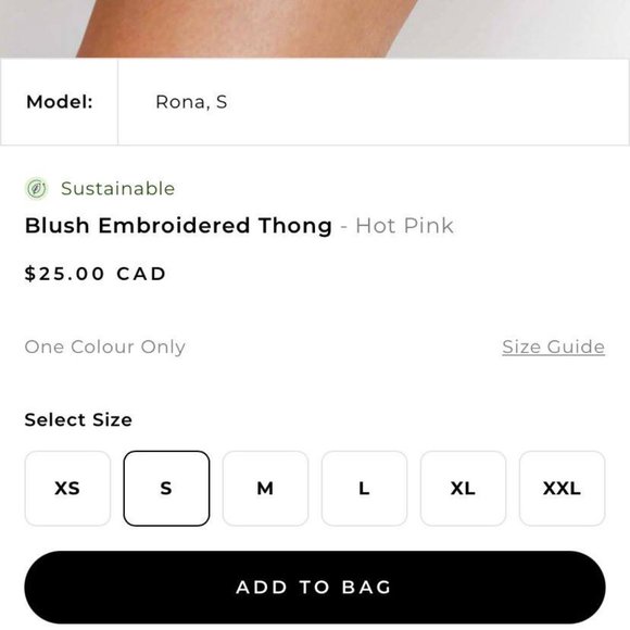 BNWT Lounge Underwear Blush Embroidered Thong Size S & M Red Lace Mesh Panties - Picture 4 of 4